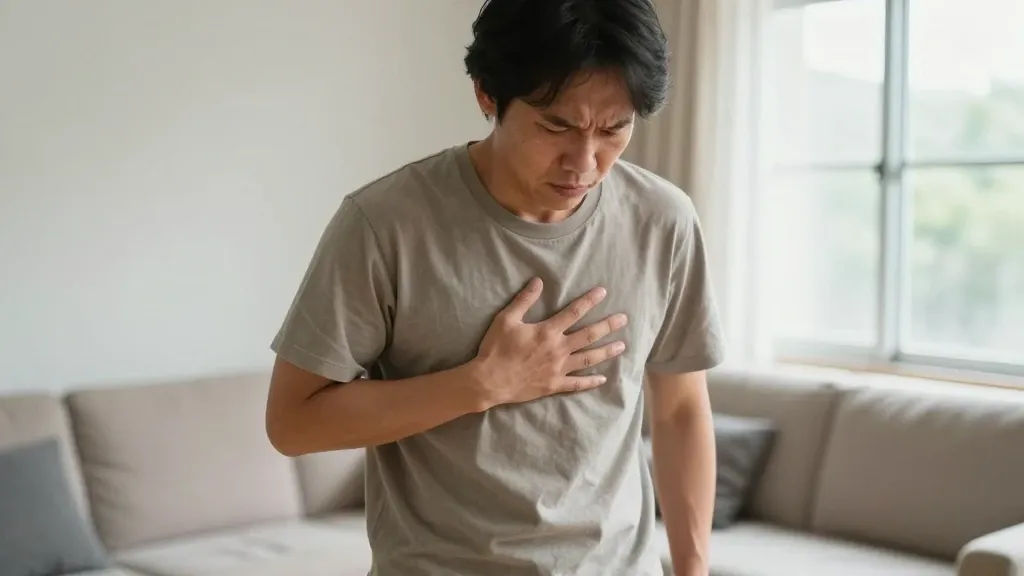 가슴뼈 소리와 관련된 늑연골염 이해 이미지