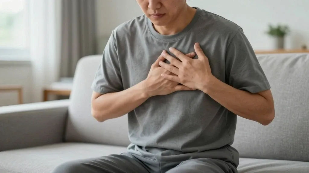 가슴뼈 소리와 골절 위험 및 대처법 이미지