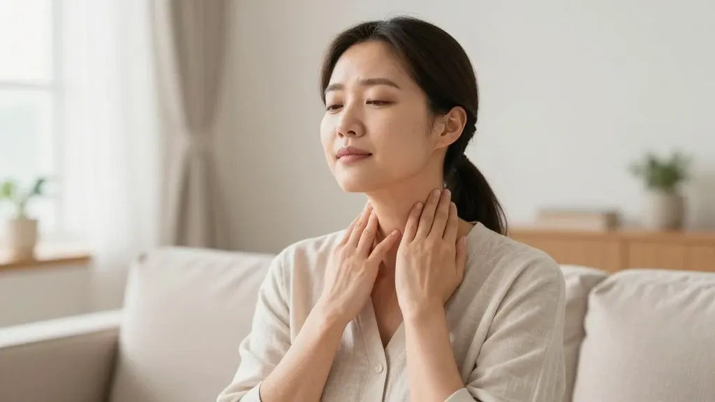 갑상선 혹 크기 비교 및 유형별 특징 이미지
