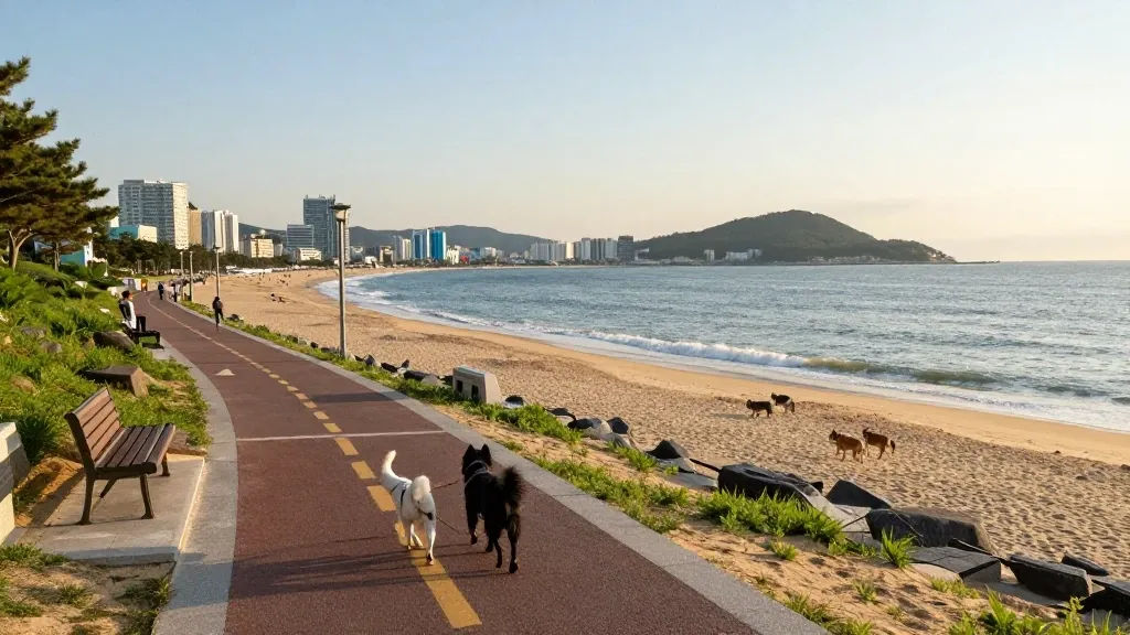 강아지 건강과 안전을 위한 부산 여행 팁 이미지