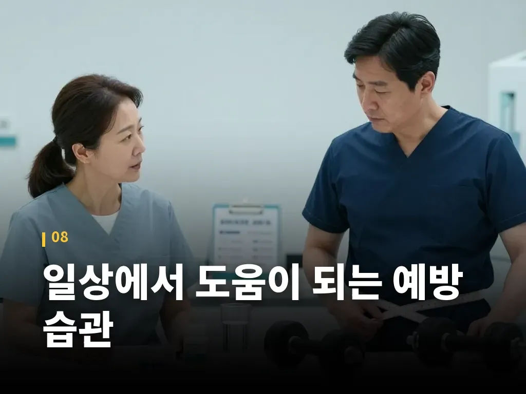 일상에서 도움이 되는 예방 습관 이미지