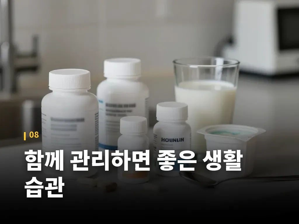 함께 관리하면 좋은 생활 습관 이미지