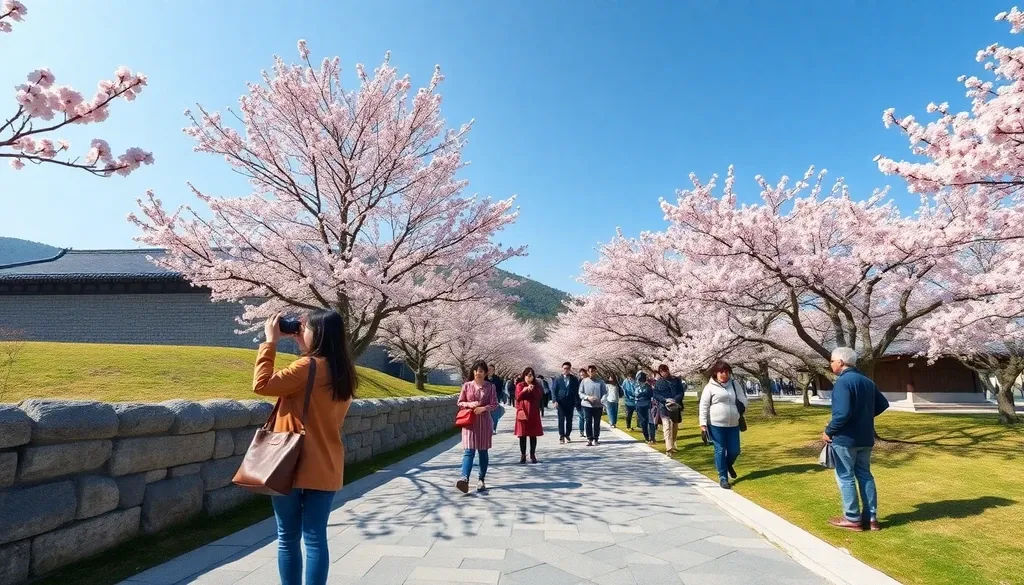 경주 벚꽃 축제 현장 즐길 거리와 체험 프로그램 이미지