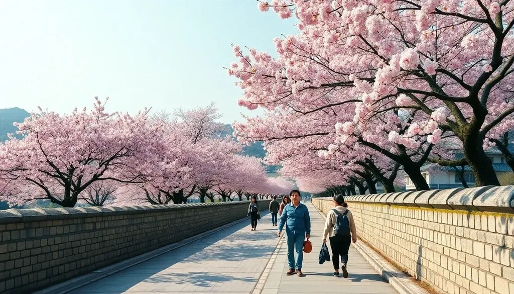 경주 벚꽃 축제 방문 시 주의사항과 준비물 이미지