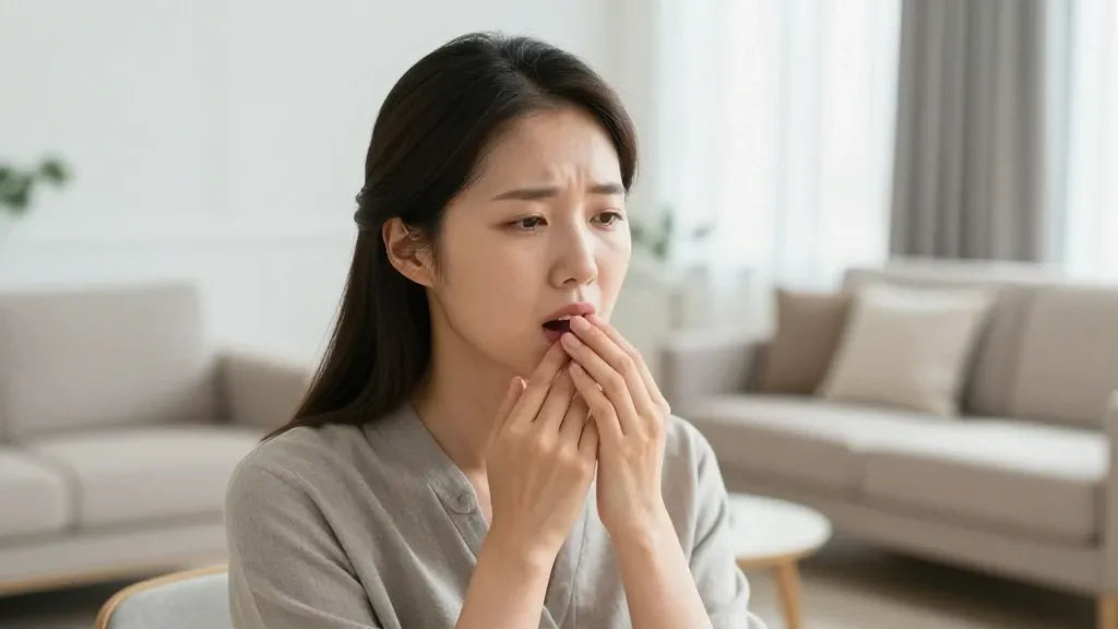 구강염 증상별 단계적 대응 방법 이미지