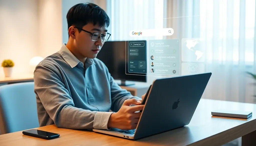 구글 서치라이브의 제미나이 3.1 AI 기술 역할 이미지