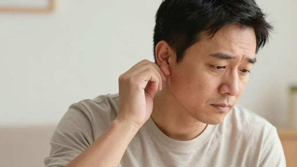귀 뒤 멍울과 유사 증상 비교 이미지