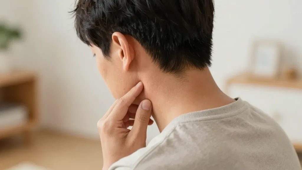 귀 뒤 멍울 검사 및 진단 절차 이미지