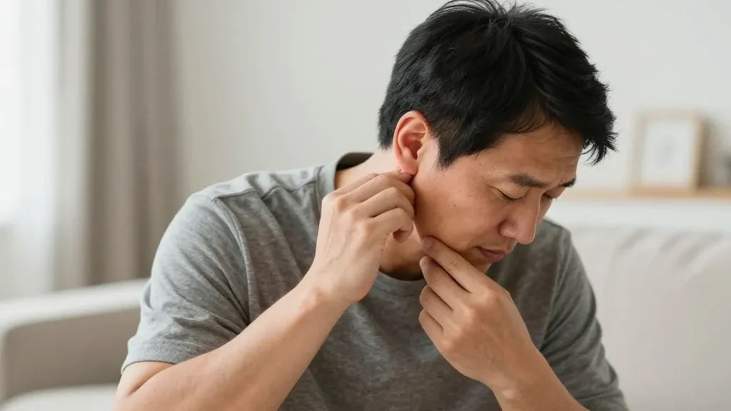 귀 뒤 멍울 예방을 위한 생활 습관 이미지