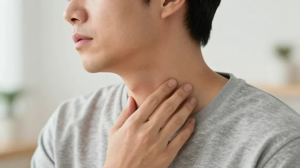 귀밑 멍울과 비슷한 부위 질환과의 비교 이미지