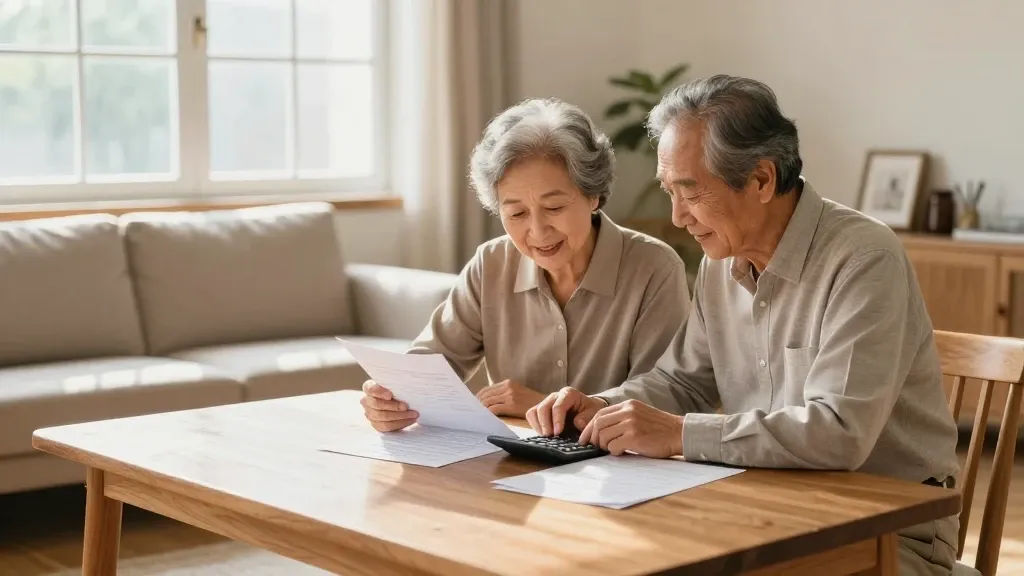 기초연금 수급자격 재산 기준과 소득인정액 산출 이미지