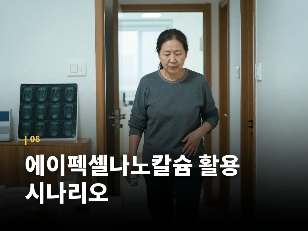 에이펙셀나노칼슘 활용 시나리오 이미지