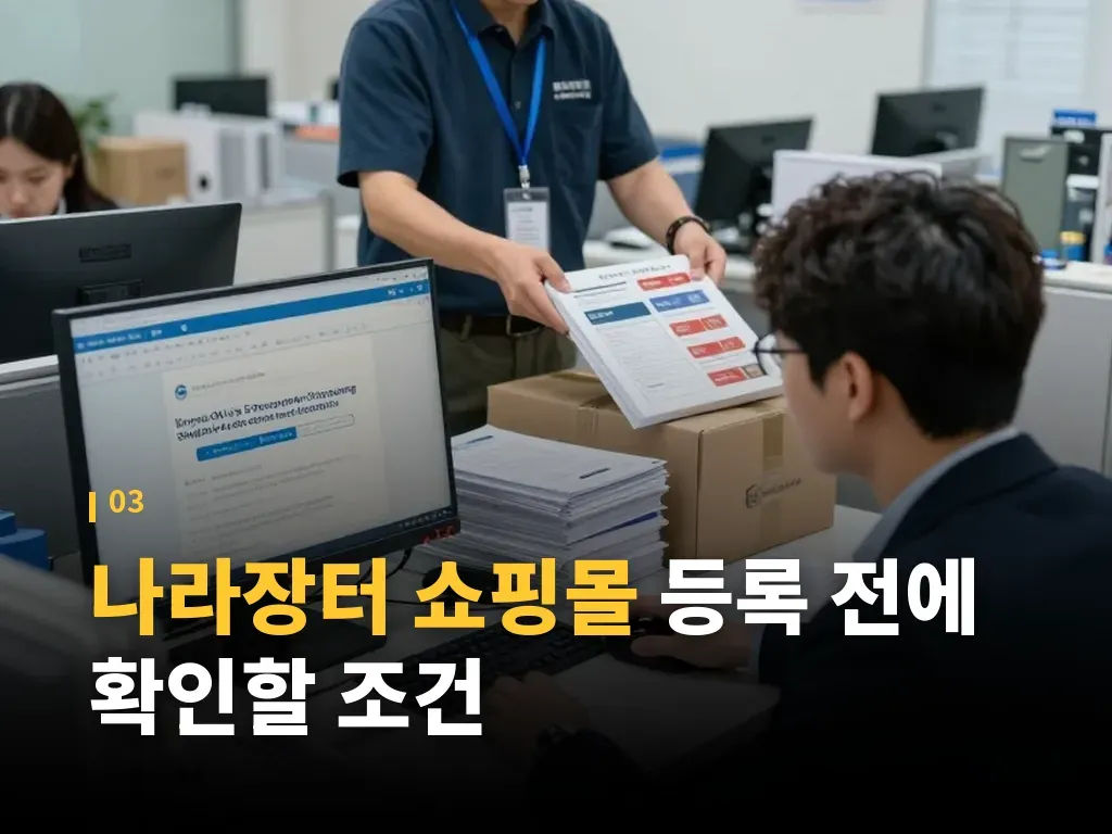 나라장터 쇼핑몰 구매 절차 5단계 이미지
