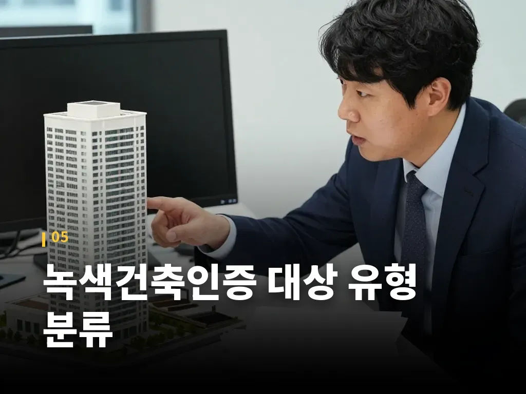녹색건축인증 대상 유형 분류 이미지