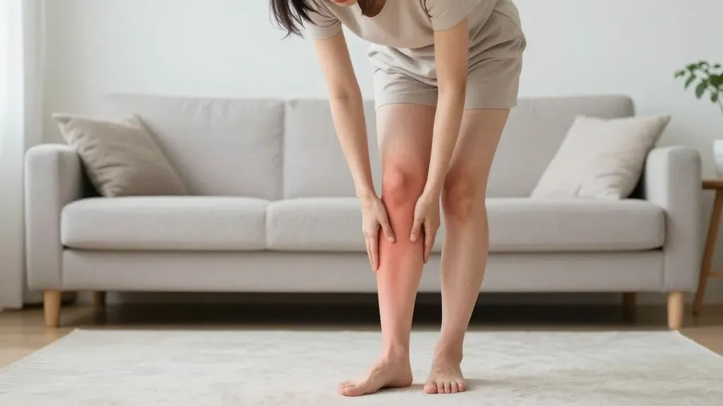 다리피부염 자가 관리법과 환경적 요인 개선 이미지