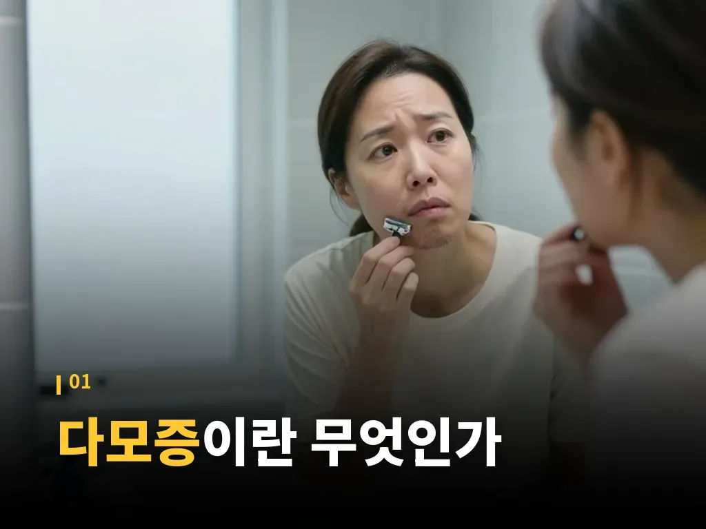 다모증 검사 단계와 병원에서 보는 항목 이미지