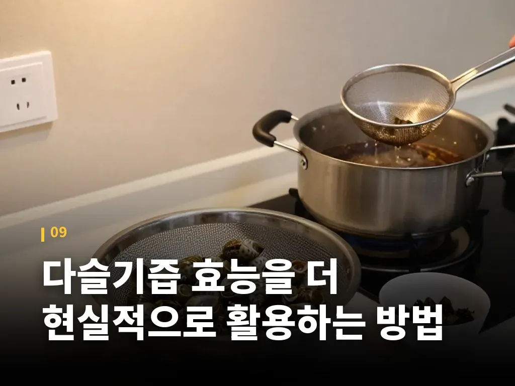 다슬기즙 효능을 더 현실적으로 활용하는 방법 이미지