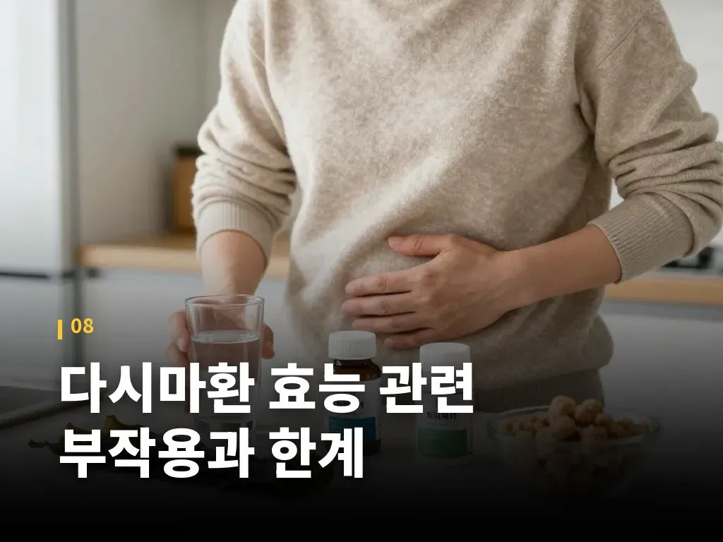 다시마환 효능 관련 부작용과 한계 이미지