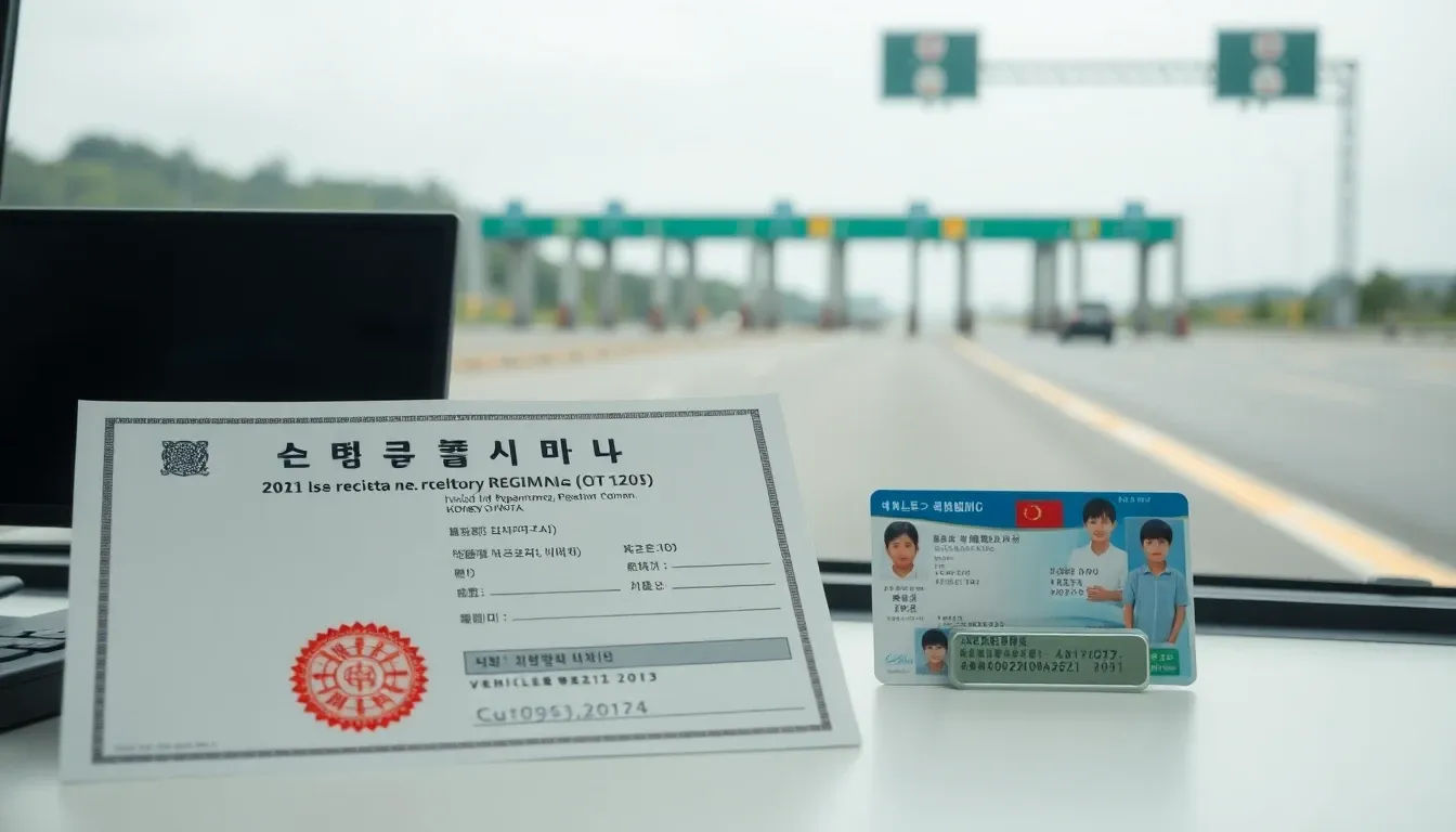 차량 변경과 명의 변경 처리 이미지