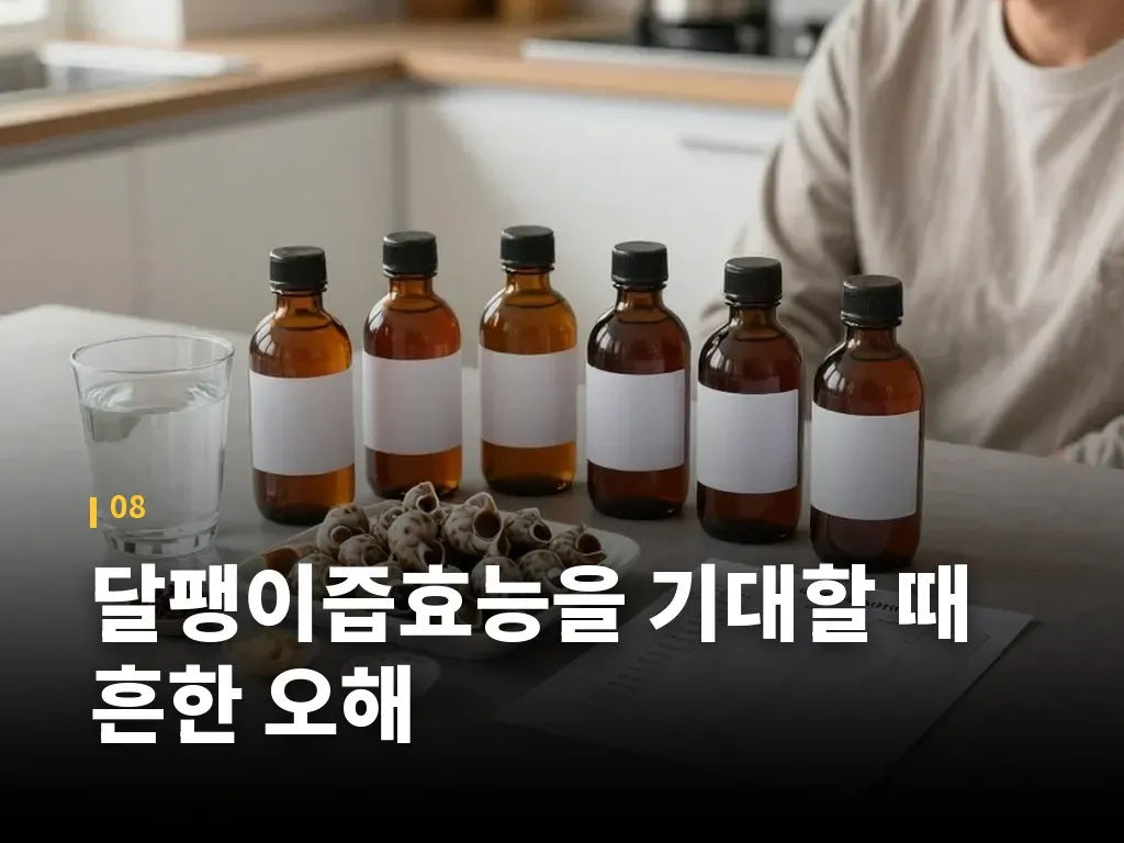 달팽이즙효능을 기대할 때 흔한 오해 이미지