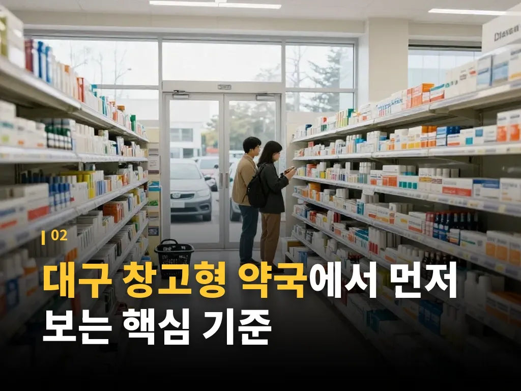 대구 창고형 약국 가격 비교의 현실 이미지