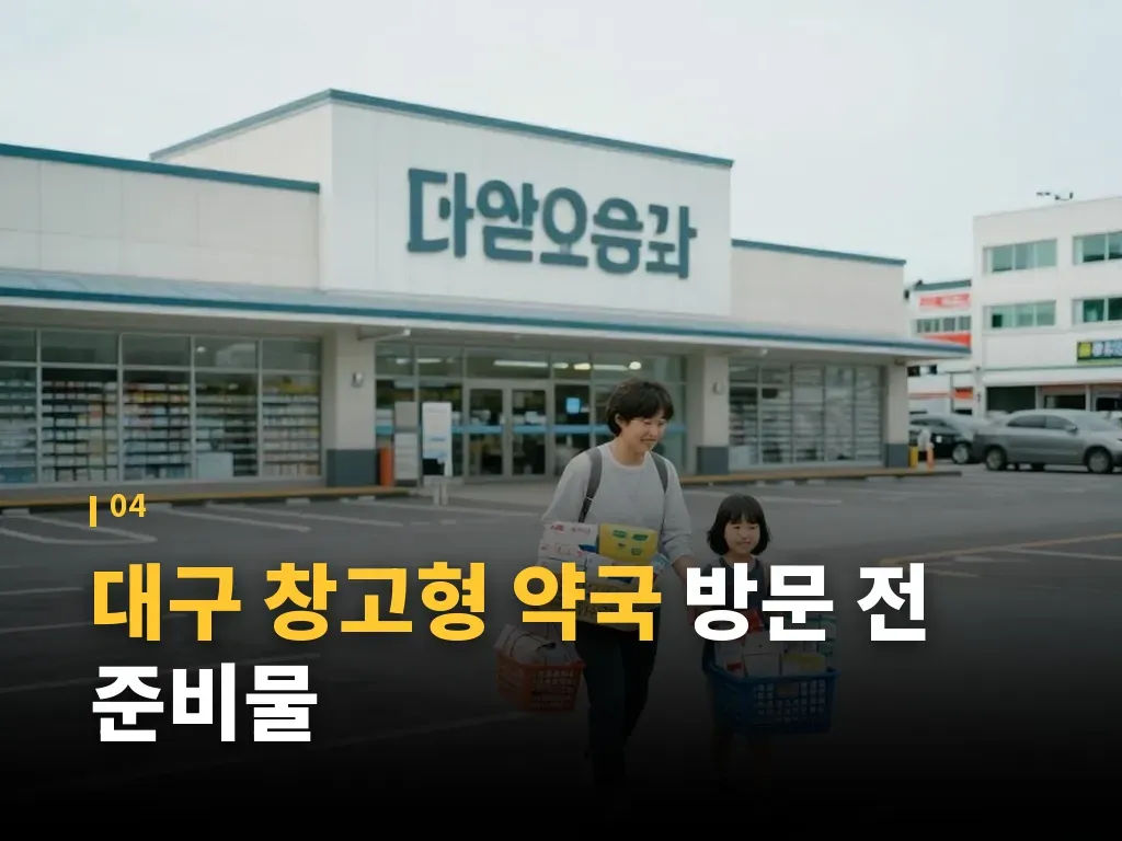 대구 창고형 약국 이용 시 주의할 점 이미지