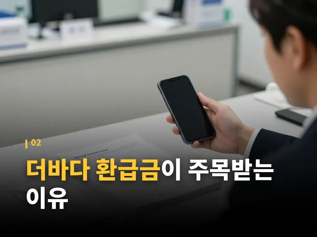 더바다 환급금 신청 전 확인할 서류 이미지