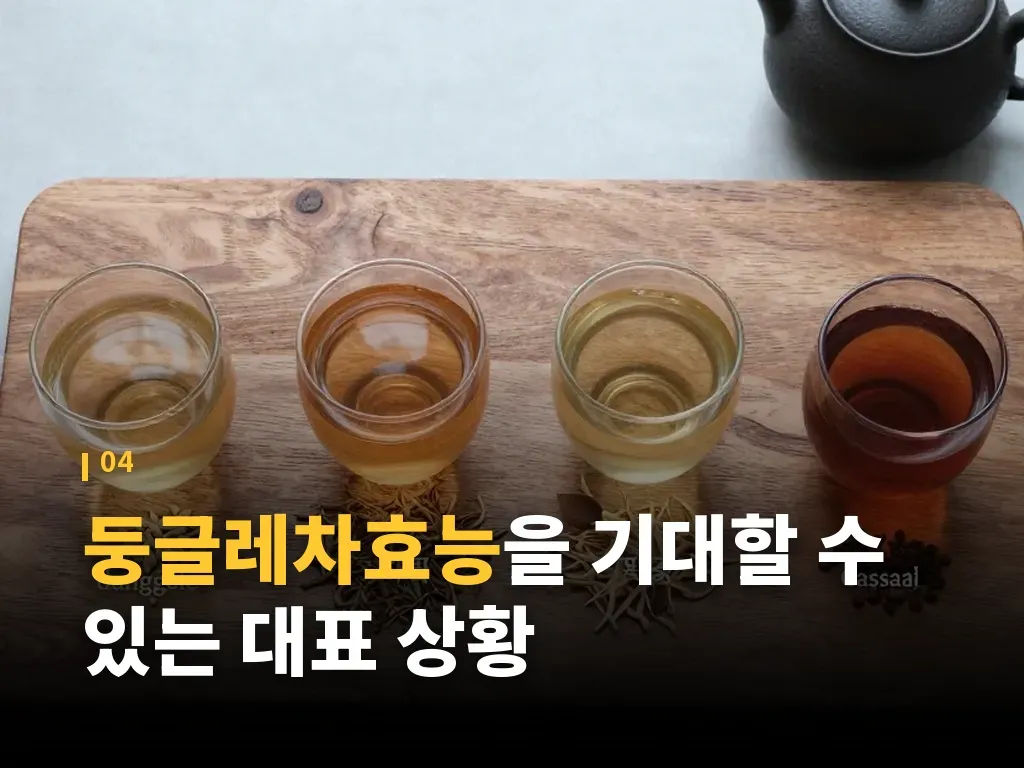 둥글레차 부작용과 주의가 필요한 경우 이미지