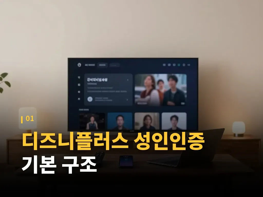 디즈니플러스 성인인증 오류가 생기는 이유 이미지