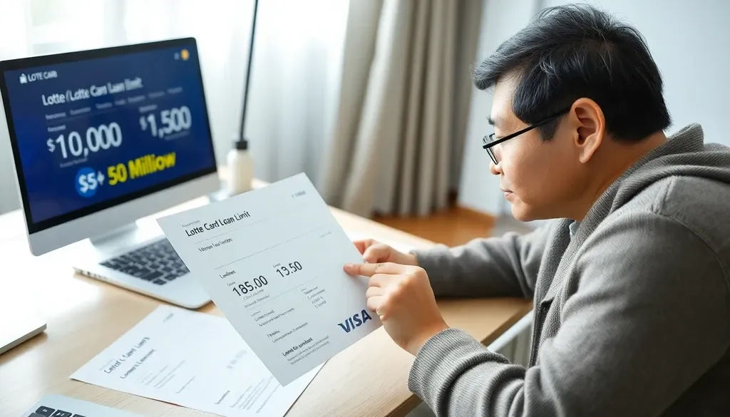 롯데카드 장기대출 한도 소진 시 대응 방안 이미지