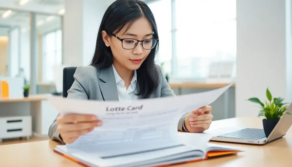 롯데카드 장기대출 한도 관련 주의사항과 단점 이미지