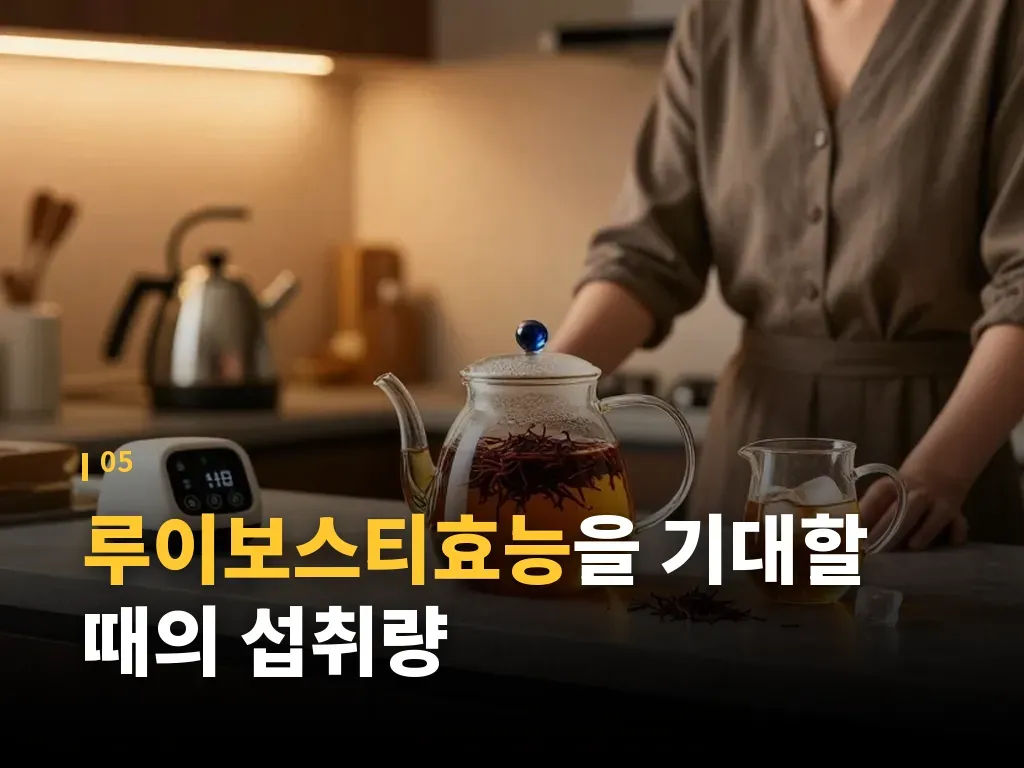 루이보스티효능을 살리는 구매 기준 이미지