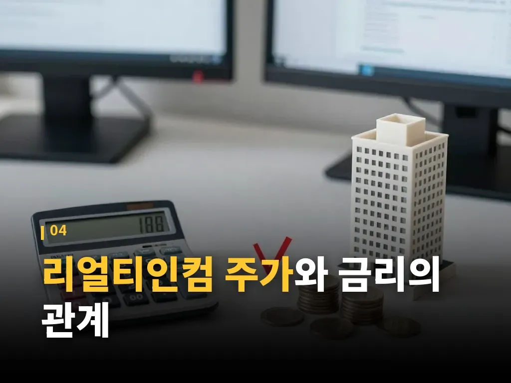 리얼티인컴 주가와 경쟁 자산 비교 이미지