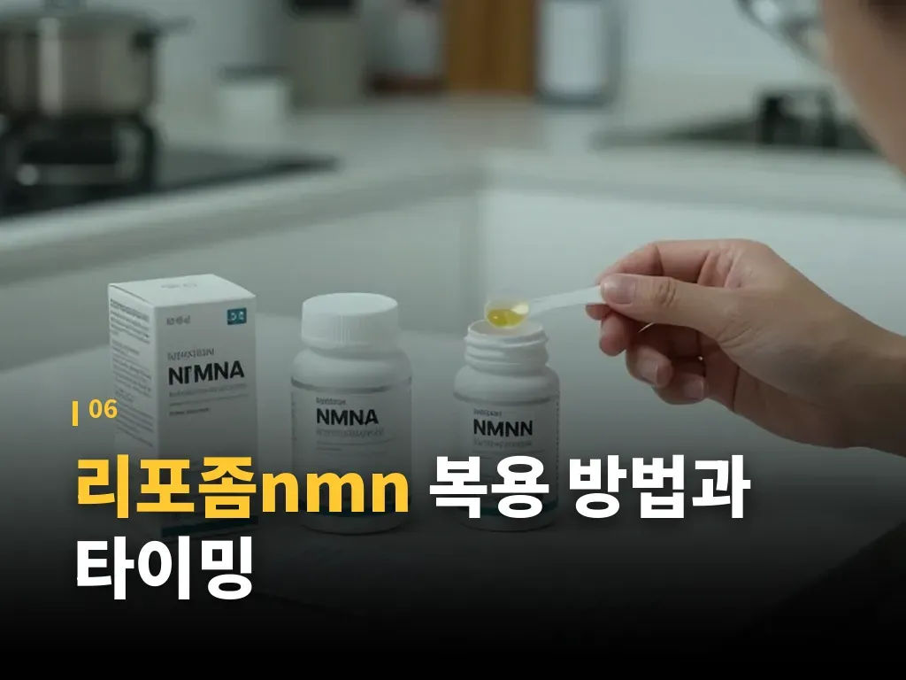리포좀nmn 활용이 맞는 사람과 아닌 사람 이미지