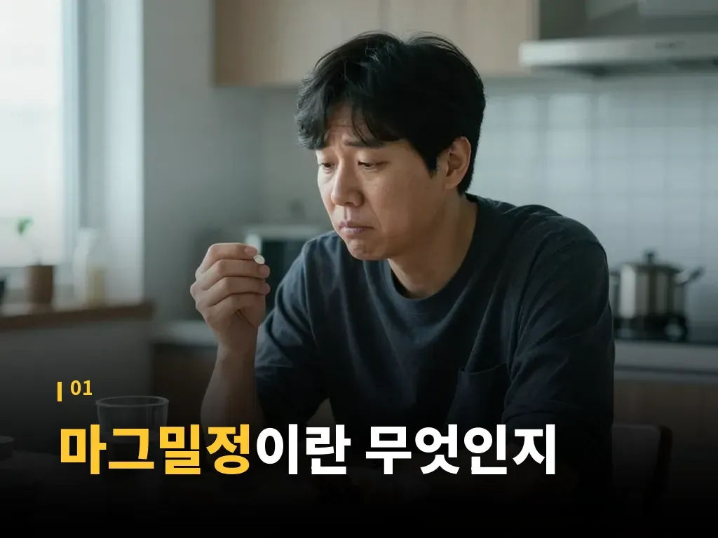 마그밀정 복용 전 확인할 사람들 이미지