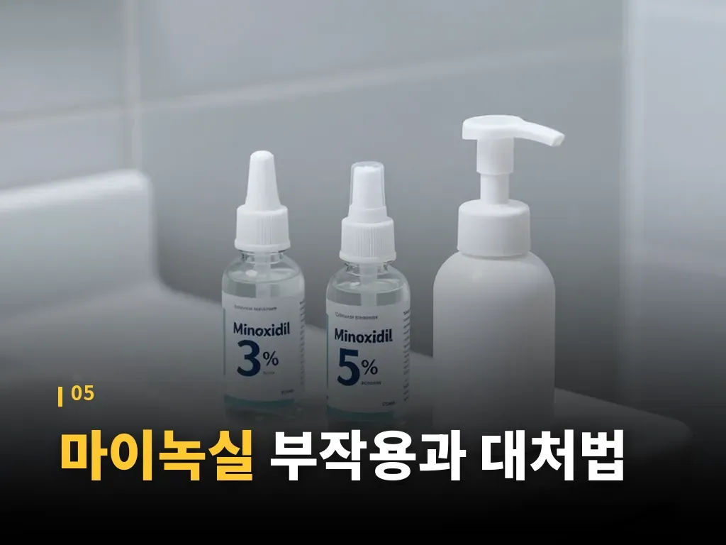 마이녹실 사용 시 흔한 오해 이미지