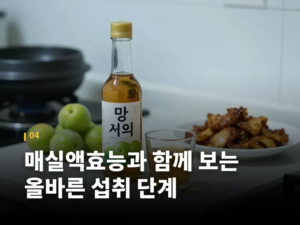 매실액효능과 함께 보는 올바른 섭취 단계 이미지