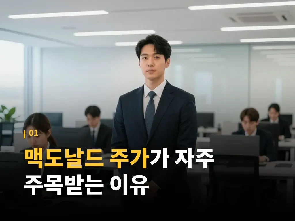 맥도날드 주가 실적 해석에서 핵심 숫자 이미지