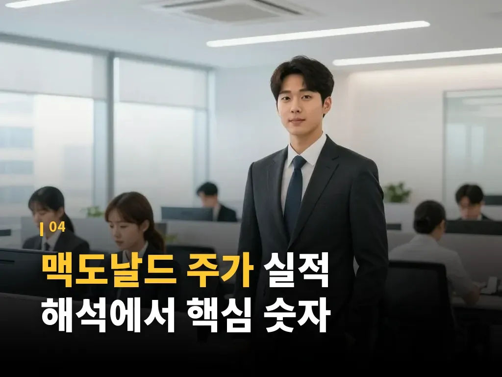 맥도날드 주가를 볼 때 단계별 판단 순서 이미지
