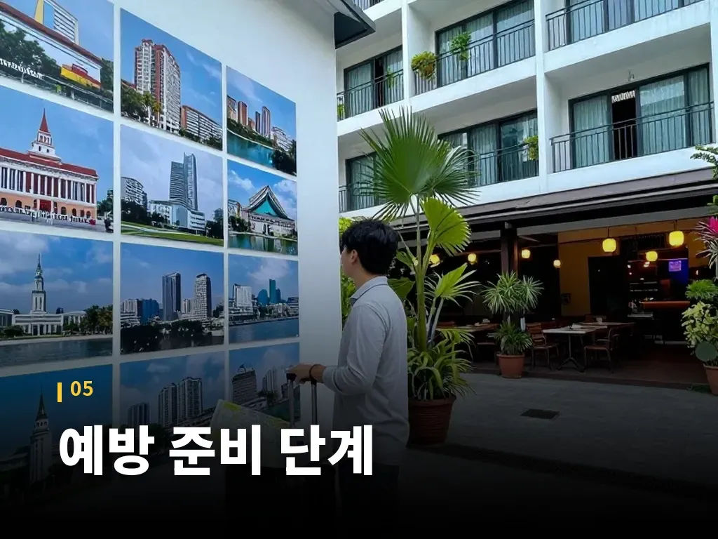 비교로 보는 방어 수단 이미지