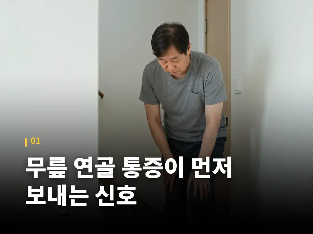 무릎연골주사와 영양제의 차이 이미지