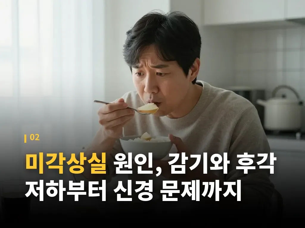 미각상실 회복에 도움이 되는 방법 이미지