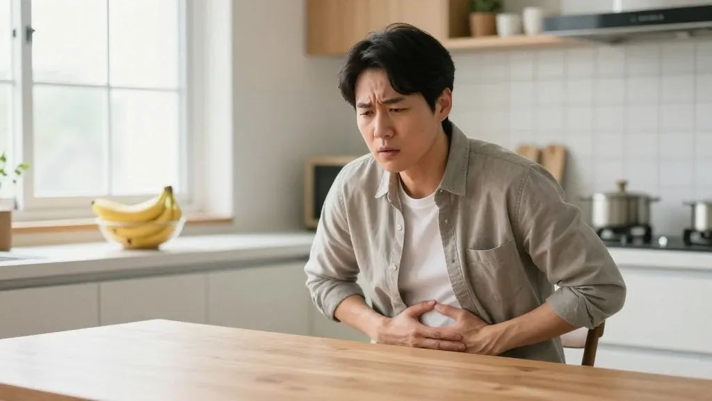 바나나설사와 다른 설사 유형 비교 이미지