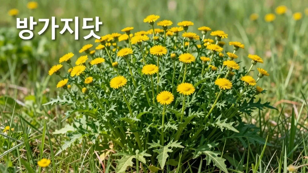방가지똥 섭취 시 주의사항과 부작용 이미지