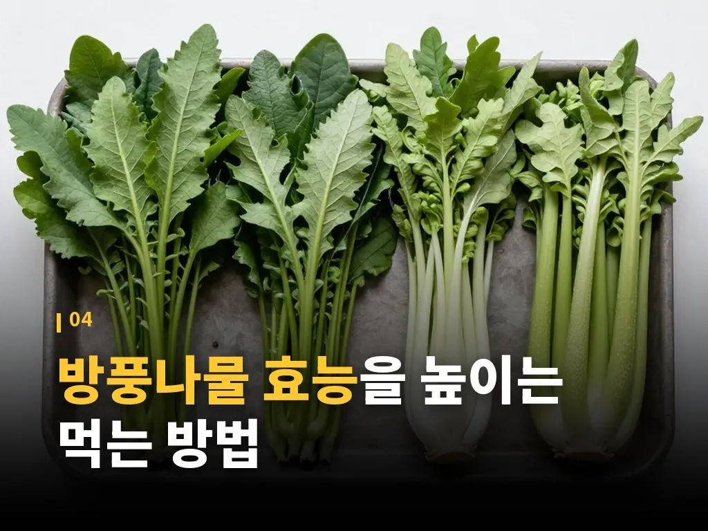 시장에서 고를 때와 보관할 때 이미지
