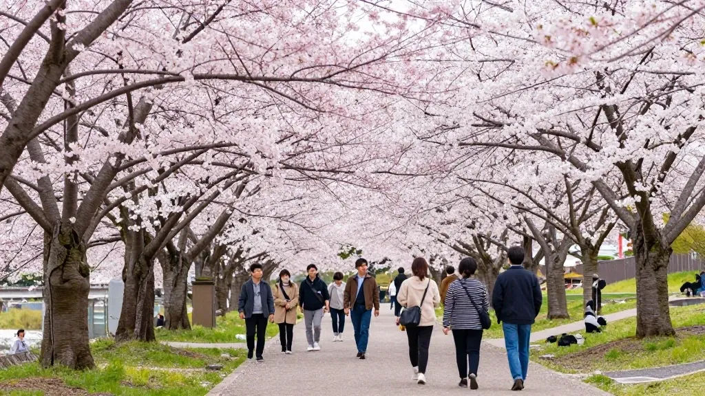 벛꽃 명소별 유형과 특징 비교 이미지