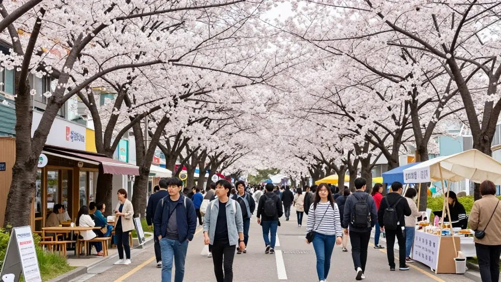 벛꽃 명소별 방문객 유형과 소비 패턴 분석 이미지