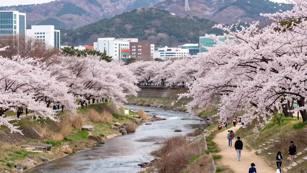 벛꽃 관련 지역 경제 활성화 방향 이미지