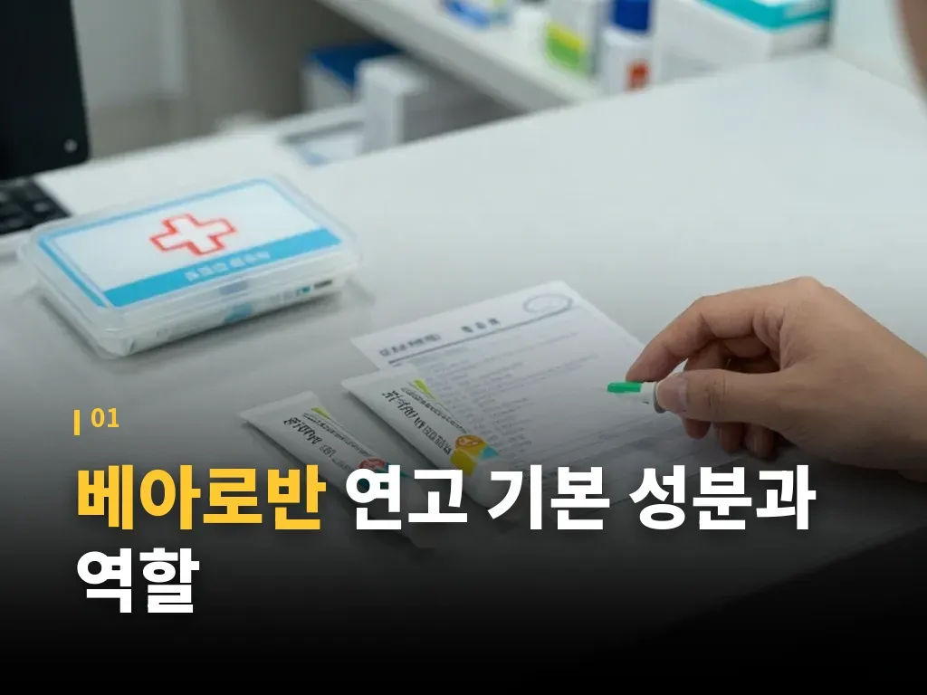 베아로반 연고 올바른 사용 순서 이미지