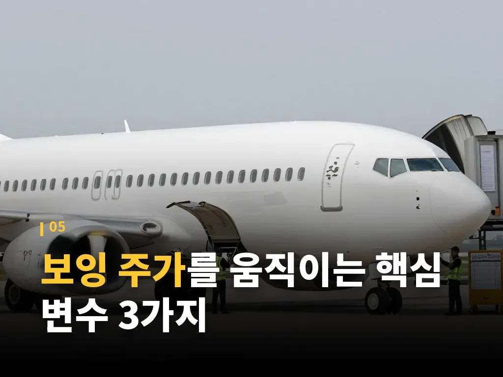 보잉 주가 전망에서 자주 나오는 시나리오 이미지